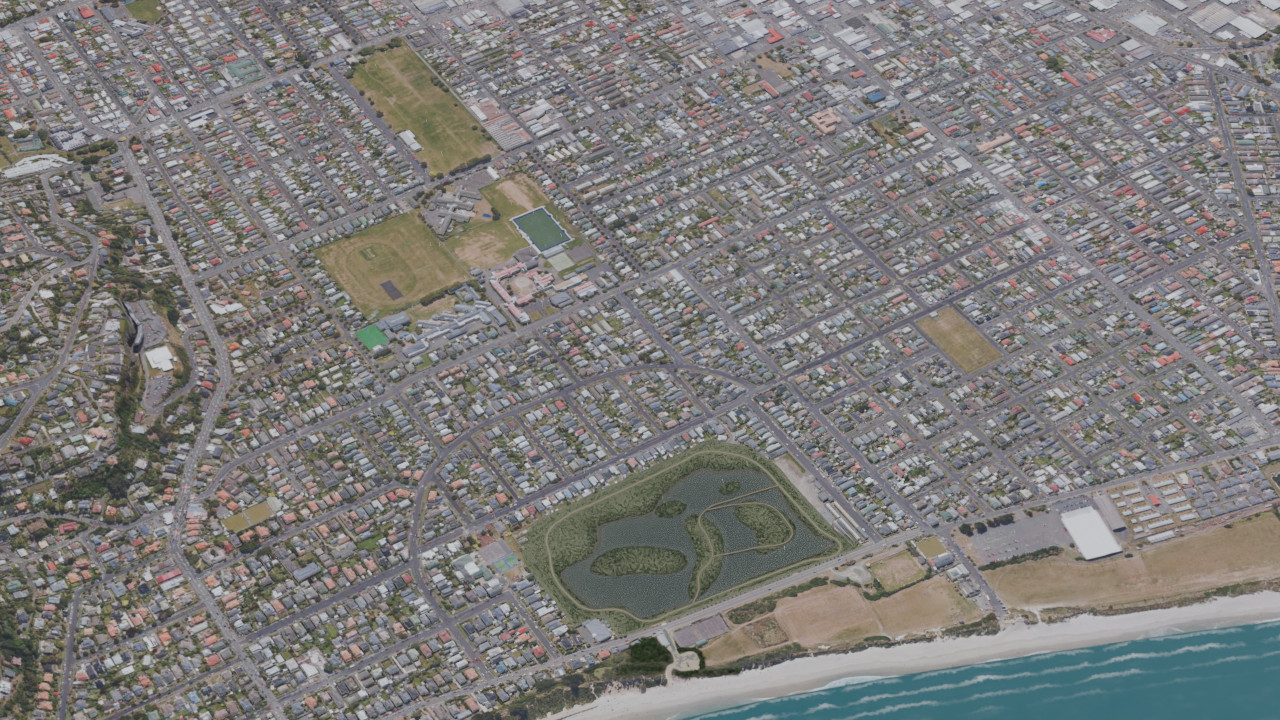 Neighbourhood-scale areas classified as high or very high present-day rainfall-flood risk to buildings.